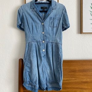 Denim Romper